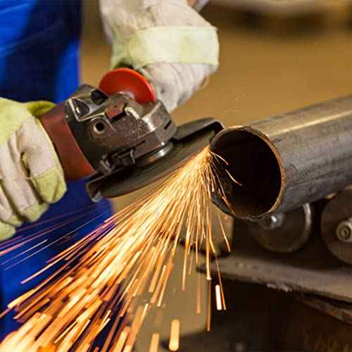 Grinder Flange Angle Wrench Metal Lock Nut Fit for DW Milwaukee Makita 193465-4 Compatible with Bosch Black & Decker Ryobi 4.5" 5" 5/8-11 (1 wrench, 3 inner nuts, 3 outer nuts)