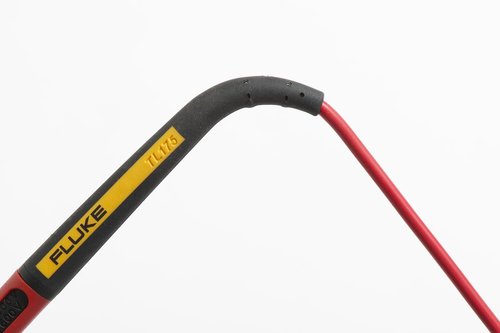 Fluke TL175E TwistGuard Double Insulated Silicone Test Lead Set with Removable 4mm Lantern Tips, 2mm Diameter Probe Tips