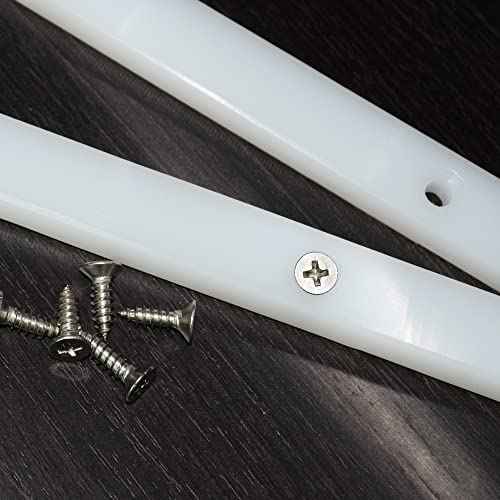 Crosscut Sled for Table Saw UHMW Plastic 3/4" X 3/8" X 17" with Predrilled Holes and Screws Ideal for U Tracks Woodworking, Miter Slots, Router Table and Bandsaws(2 Bars)