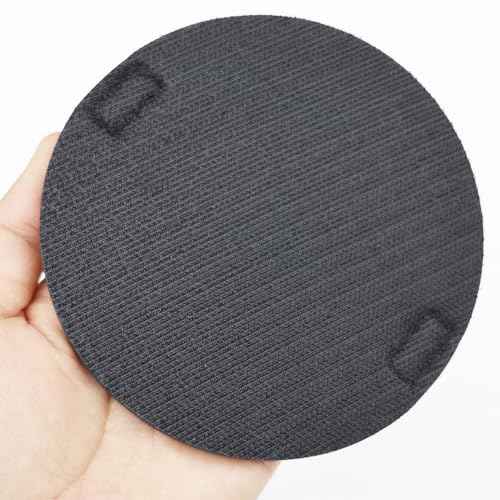 5" Hook and Loop Pad for Hook & Loop Grip Abrasive Discs, Round Multi-Use Hand Sanding Pad, Hand Sanding Holder, Sandpaper Pads