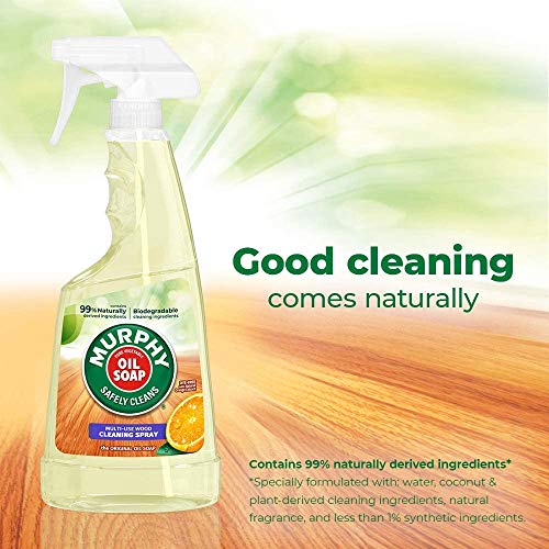 Murphy Oil Multi-Use Wood Cleaner Spray with Orange Oil - 2 Pack, 22 Fl Oz