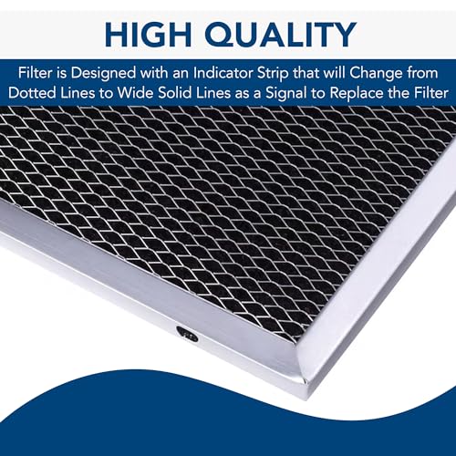Broan-NuTone HPF30 Replacement Charcoal Filter (XC) 12-7/8" x 14-5/8" x 1/2" (2 Count) for Ductless Range Hoods