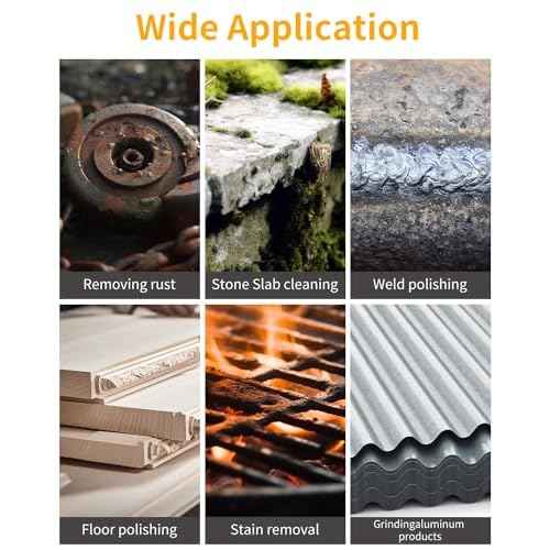 Wire Brush for Grinder - 6 Inch Fine Crimped Wire Wheel for Bench Grinder with 1/2" and 5/8" Arbor(0.012Inch Wire Size), Efficiently Polish Nuts, Bolts and Assorted Car Parts.