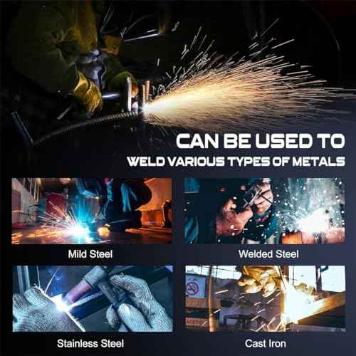 Welding Machine 110v Stick Welder, 140Amp Small Mini PortableWelder Machine, IGBT Inverter ARC MMA Welder MMA Soldador Portatil with Hot Start, Arc Force, Anti-Stick