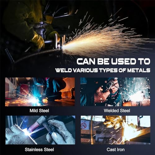 Welding Machine 110v Stick Welder, 140Amp Small Mini PortableWelder Machine, IGBT Inverter ARC MMA Welder MMA Soldador Portatil with Hot Start, Arc Force, Anti-Stick