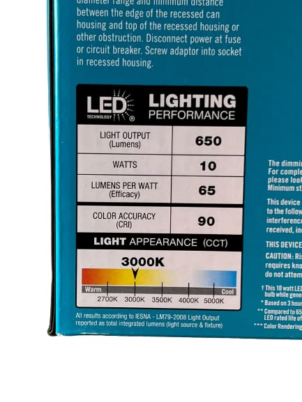 EcoSmart Retrofit 6 in. Matte- Bright White Integrated LED Recessed Baffle Trim (4-Pack)