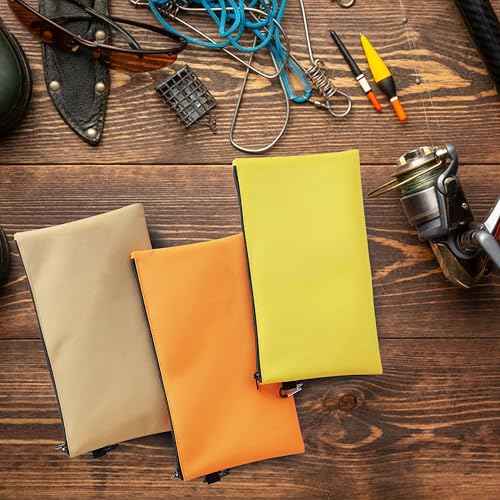 3PCS Tool Pouches with Zipper, Premium small Tool Bags, Waterproof Utility zipper Pouch for Organizers and Storage