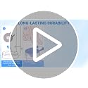 WINONLY Blue 2-Inch Toilet Flapper Replacement - Compatible with Most American Standard Kohler Toto Fluidmaster Gerber Toilets, Water-Saving Rubber Flush Valve, 1 Pack