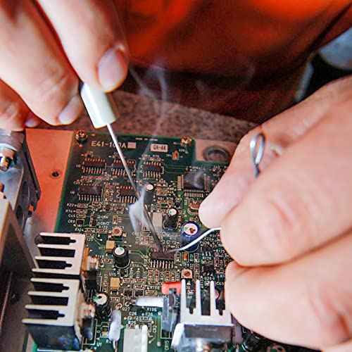 AccEncyc Solder Core Wire and Rosin Paste Flux Kit Tin Lead Rosin Core Solder Wire & Rosin Paste Flux for Electrical Soldering 60-40 (0.8mm, 50g)