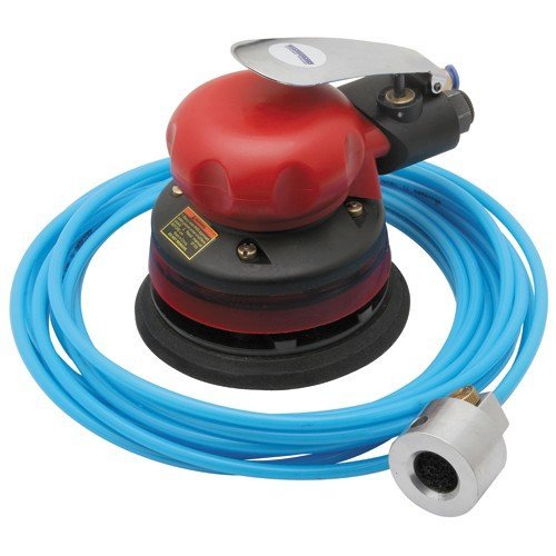 5 Inch Wet Orbital Air Palm Sander 9 Scfm Air Consumption, 90 PSI Working Air Pressure