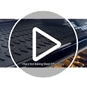GUDEYIHE 30 x 21 Inch Thickened Silicone Stove Top Cover for Glass Electric Stovetops – XL Protection Mat, Black