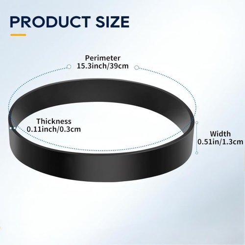 Titistpy to FIT PAN Type UB Belts for Riccar Vacuum Fits Models: 8800 8850 8900 8920