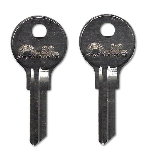KEYSALACARTE T596 Replacement Key Cut to Code | FR2 Key Blank | Compatible with Office Furniture, Storage Cabinets, and Toolboxes