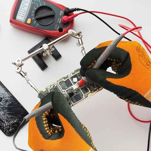 Schwer 3 Pairs LT5619 Work Gloves Micro-Foam Nitrile Coated, Level 4 Abrasion Resistant Nylon Working Gloves with Micro Dot Grip for Men Women, Touchscreen, for Automotive Electronic Assembly, Large