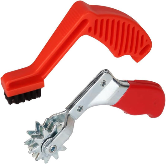 Wool Buffing Pad and Polishing Pad Cleaner Tool Set, Polishing Spur Tool Set, Foam Buffing Pad Conditioning Brush, Car Buffing Pad Professional Cleaning Tool