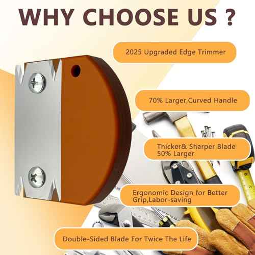 Edge Banding Trimmer-Upgraded Edge Banding Cutter with Hanging Strap, Handheld Durable Edge Banding Trimmer,Edge Corner Planer,for Wood|PVC|ABS|Veneer