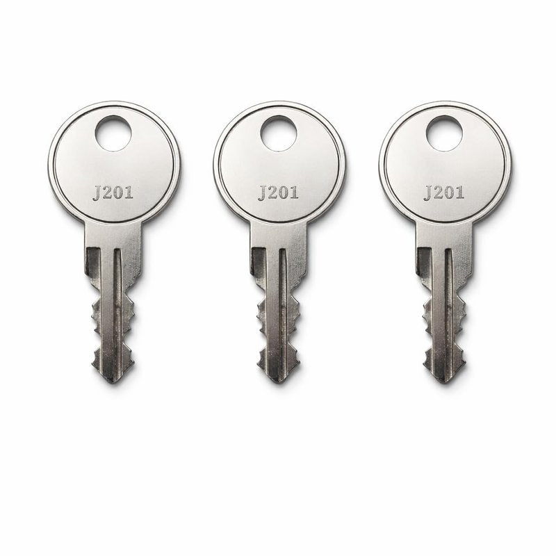3-Pack J272 Replacement Toolbox Keys for Better Built, Bauer, Jobco, Eberhard, ProTech, Pop N Lock, LeatherLyke, SnugTop – Pre Cut to Key Codes J201-J300