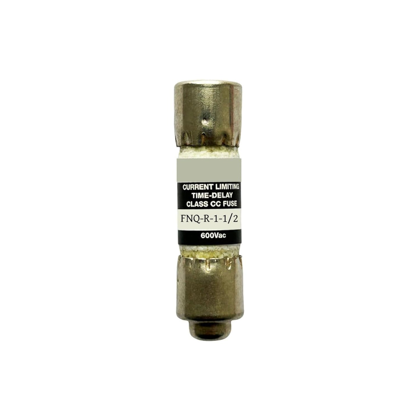 10-Pack New FNQ-R-1-1/2 FNQ-R-1-1/2A FNQ-R 1-1/2A 1.5A 600Vac Time Delay Fuse,FNQ-R-1-1/2A Class CC Current Limiting Fuse