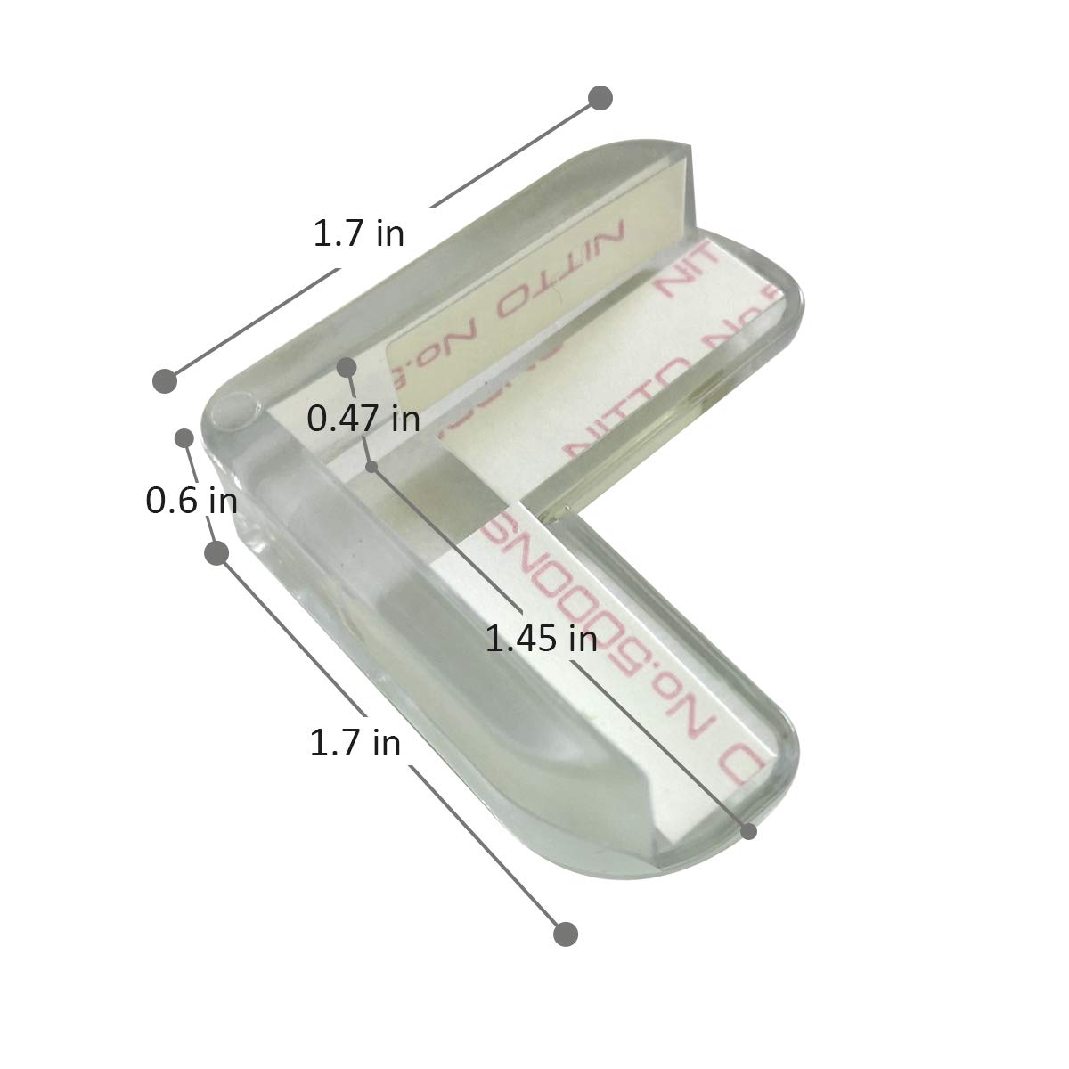 LOMILY Clear Corner Guards(12 Pack),Table Corner Protectors,Clear Edge Safety Bumpers,High Resistant Adhesive Gel,Corner Protector for Baby,Kids,Furniture,Cabinet,Glass,Coffee Table,ect.