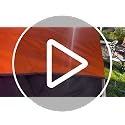 Orange Bike Tent with Rain Cover, Outdoor Storage Shed for 2-3 Bikes - PZT 79x32x65in