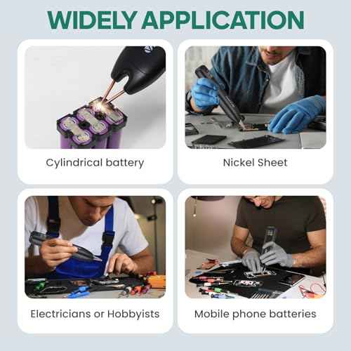 VLOXO Battery Spot Welder, Battery Welder 99 Gear Adjustable Handheld Spot Welder with LCD Screen Automatic and Manual Modes Portable Spot Welding Machine for Welding Nickel Strips and Iron