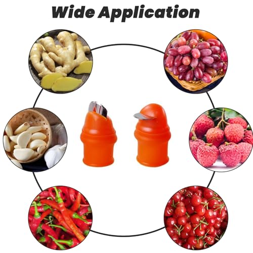 12 Pcs Thumb Knife for Gardeners, Gardening Silicone Finger Knife