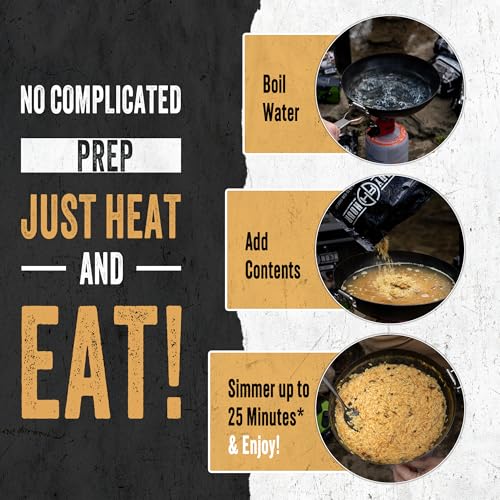 Emergency Food Storage Beans & Rice Kit - 100 Servings, Long Shelf Life