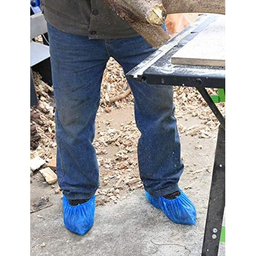 QIANSOU 1000 Pcs Shoe Covers Disposable Durable Waterproof Boot Covers