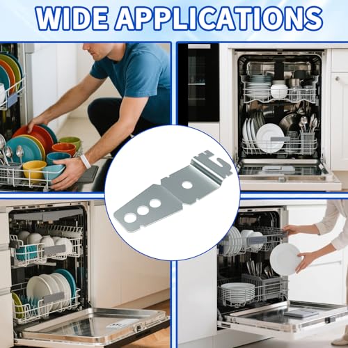 MCSDFN 2 Pack Dishwasher Mounting Brackets with Screws – Universal Undercounter Bracket 8269145 WP8269145