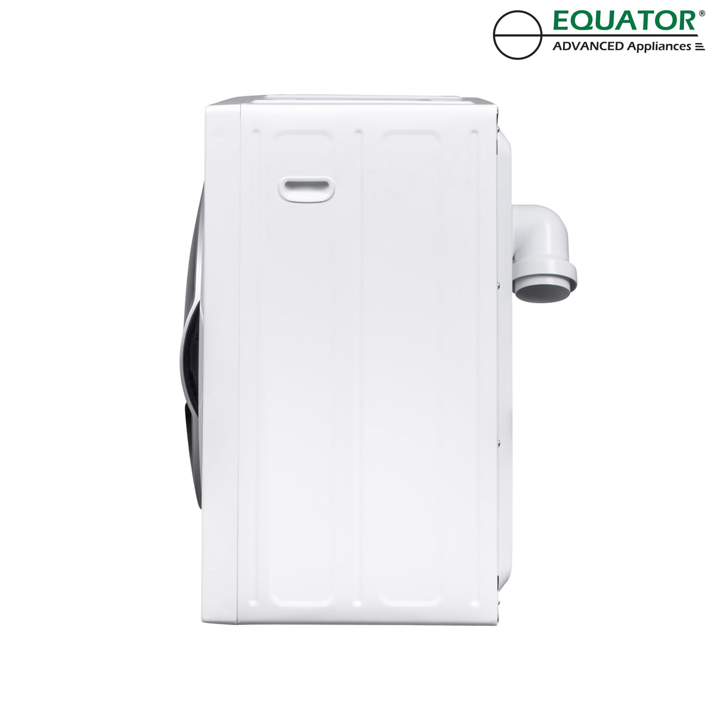 Equator Ultra Compact Short Vented SENSOR Dryer 2.6cf/10lb LED Ops 110V/1400W in White