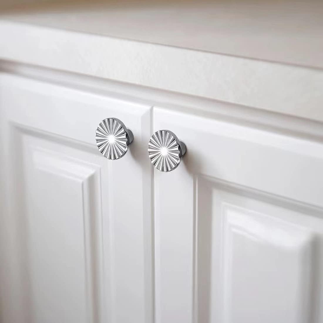 6 Pack Gold Kitchen Cabinet knobs and Pulls - Brushed Gold Zinc Cupboard Drawer Handles for Dresser Drawers