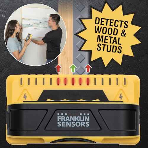 Franklin Sensors ProSensor M150/X990 Stud Finder with Live Wire Detection and 9-Sensors, Wood & Metal Stud Detector/Wall Scanner, Made in The USA