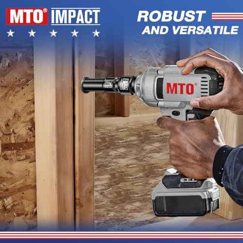 MTO 2-Piece 3/8" Female to 1/4" Male Impact Socket Adapter, 3/8-Inch Impact Socket Reducer, Chrome Molybdenum Alloy Steel, for Impact Wrench & Ratchet Use