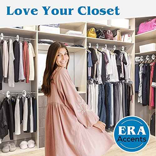 Set of 30 Blank White Closet Dividers for Hanging Clothes ? Clothing Rack Dividers for Organization