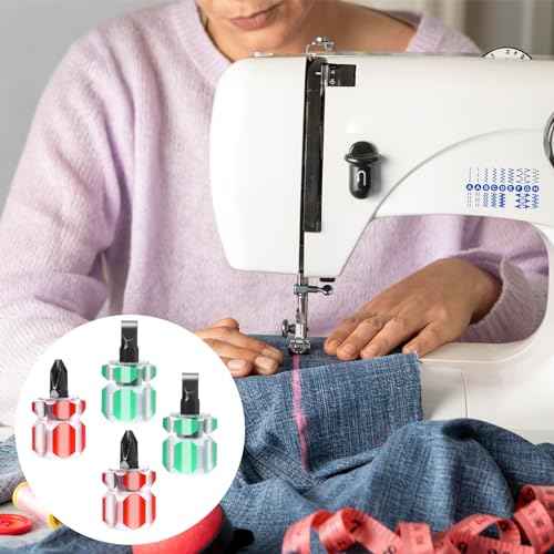 8 Pieces Sewing Machine Screwdriver Sewing Machine Tools Small Stubby Screwdriver with Flat Head and Cross Head for DIY Repairing Sewing Projects