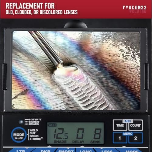 6PCS - 216326 MP-10 Elita Titenlum Front Outside Replacement Welding Helmet Clear Lens Cover