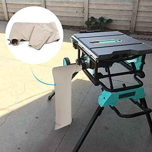 Table Saw Dust Collector Bag Fits Bosc/Dewalt/Makita/Ryobi/Craftsman/Porter Cable/RIGID/Metabo/Kobalt/Skilsaw/Delta/ (10" Tablesaws with 2.5" Dust Port)