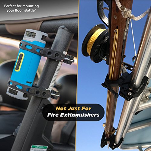 Scosche PSM11004 TerraClamp Heavy Duty Fire Extinguisher and BoomBottle Universal Vehicle Mount, Large (Pack of 2)