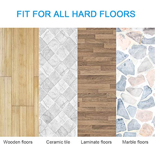 Wisorder 4 Pack 2747A Bissell Symphony PowerFresh Vac & Steam Mop Pads - 2 Soft Microfiber + 2 Scrubbing Strips