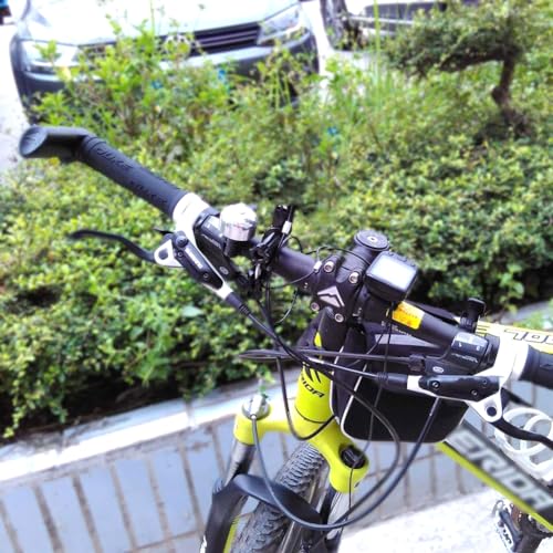 CKANDAY 20 Pack 6 Inch Stainless Steel Safety Tethers with Spring Hooks, Black (Model: 20P-15cm-black)