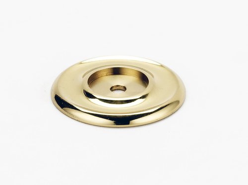 Alno 1 3/4" Backplate, UNLACQUERED Brass