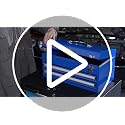 WORKPRO 18-Inch Tool Box with 2 Drawers & Top Storage - Blue