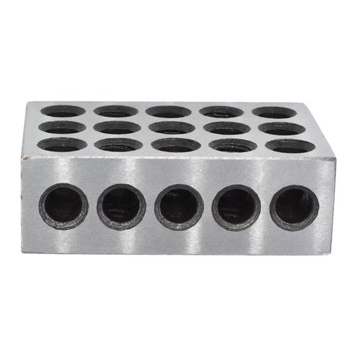 1 Matched Pair 1-2-3 Inch Ultra Precision Steel Parallel Blocks with 23 Holes 0.0002 Machinist Milling