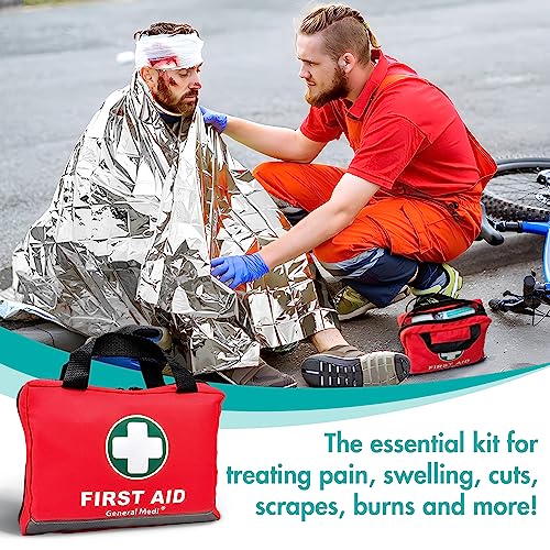 General Medi 309-Piece First Aid Kit Emergency Medical Supplies