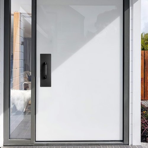 Operitacx 2pcs Sliding Barn Door Handle, 11.8 Inch Stainless Steel Door Pull Handle with Screws for Barn, Closet, and Interior Doors
