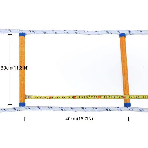 16ft Fire Escape Rope Ladder Emergency Fire Ladders Fire Escape Ladder for 2 Story
