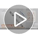 LEVERLOC 12.2 Inch Gray Suction Grab Bars 2 Pack, No Drilling Shower Handles for Seniors