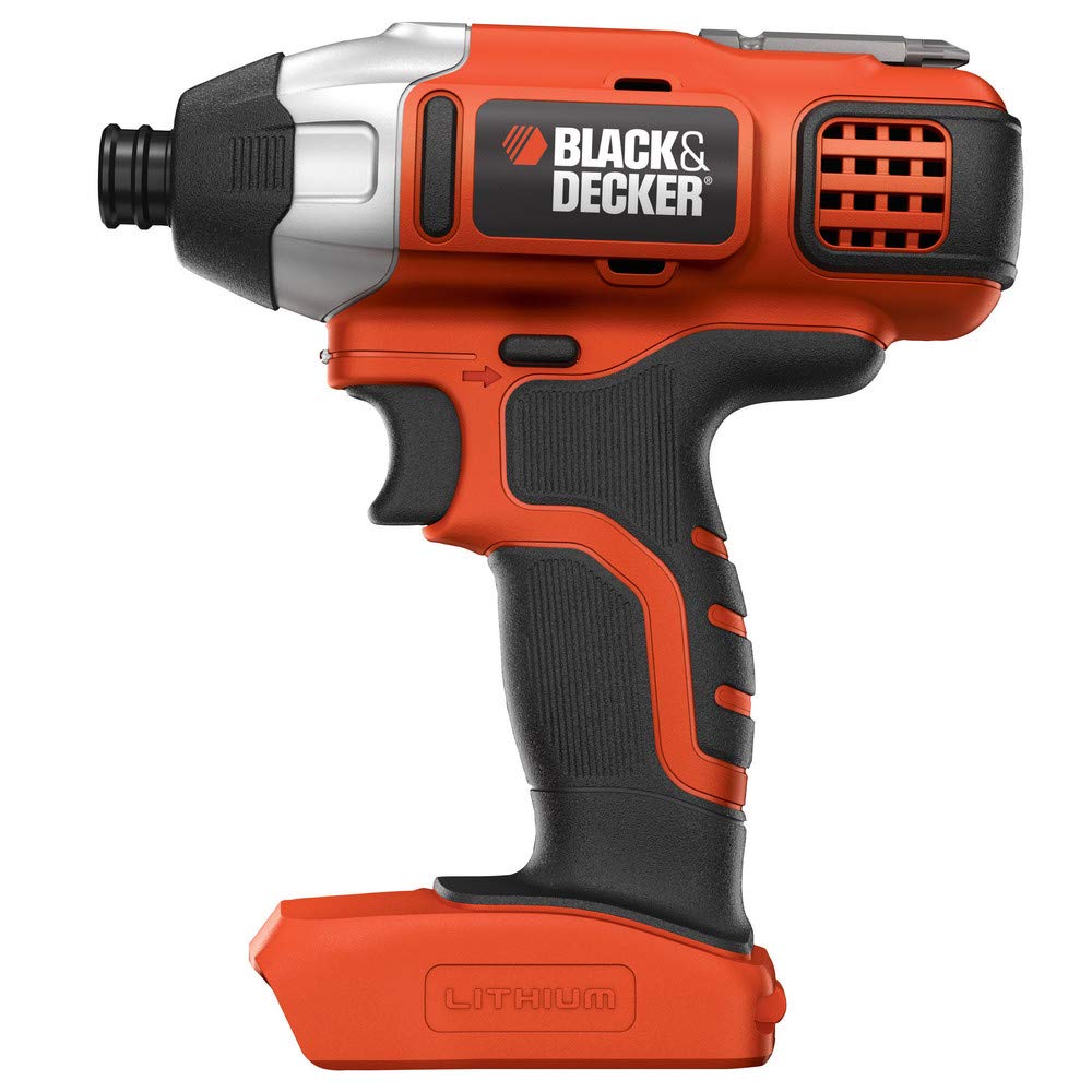 BLACK+DECKER 20V MAX* POWERCONNECT 1/4 in. Cordless Impact Driver, Tool Only (BDCI20B)