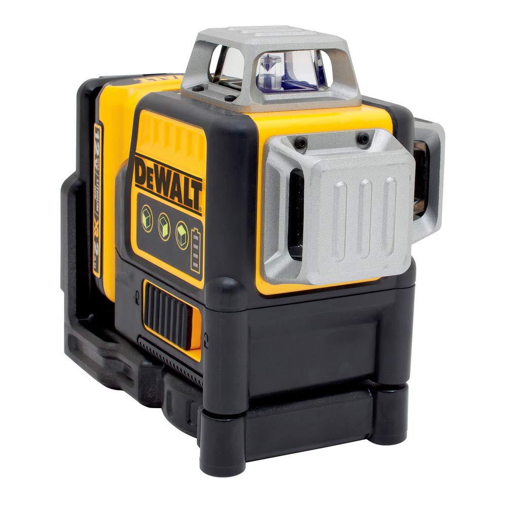 DEWALT 12V MAX Laser Level, Green Line Laser, 3-Way, 360 Degree Professional Laser, Cordless/Rechargeable (DW089LG)