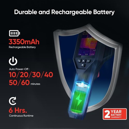 HIKMICRO B20 Thermal Imaging Camera with 2MP Visual Camera, Thermal Camera 256 x 192 IR Resolution, 25 Hz Refresh Rate, 3.2" LCD Screen, Full Screen Measurement Thermal Scanner with WiFi, -4~1022°F